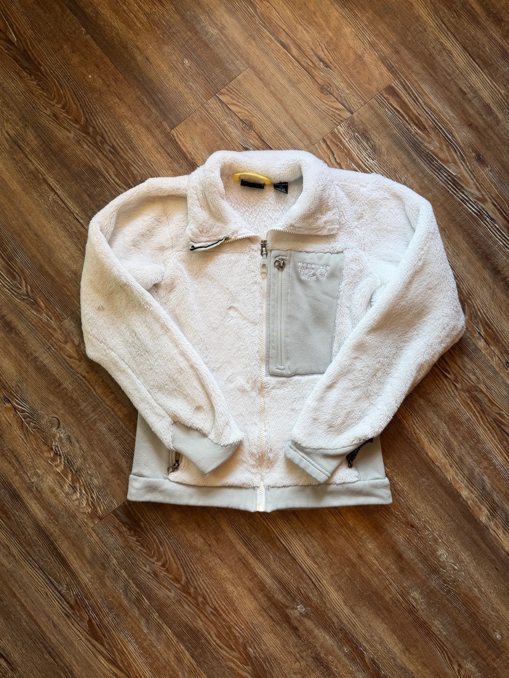 Mountain Hardware Monkey Polartec Fleece Jacket White Size S